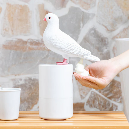 Funny Pigeon Poop Foam Soap Dispenser