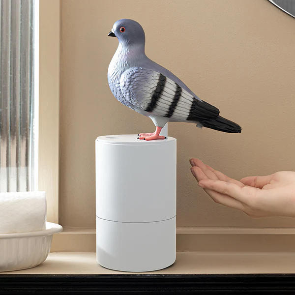 Funny Pigeon Poop Foam Soap Dispenser