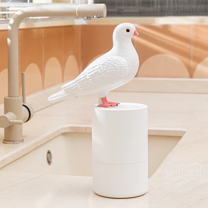 Funny Pigeon Poop Foam Soap Dispenser