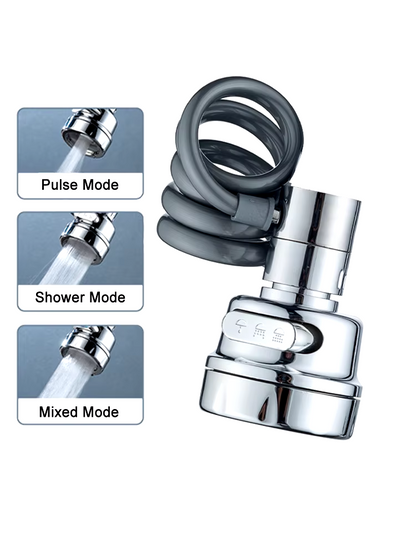 3 Modes Universal Kitchen Faucet Adapter